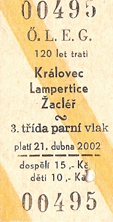 Bilet na przejazd specjalny - Czechy