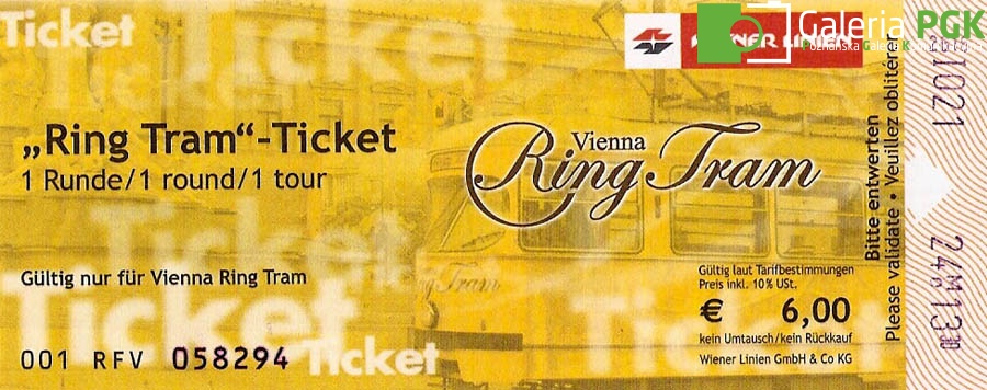 Wiedeń - bilet na linię turystyczną