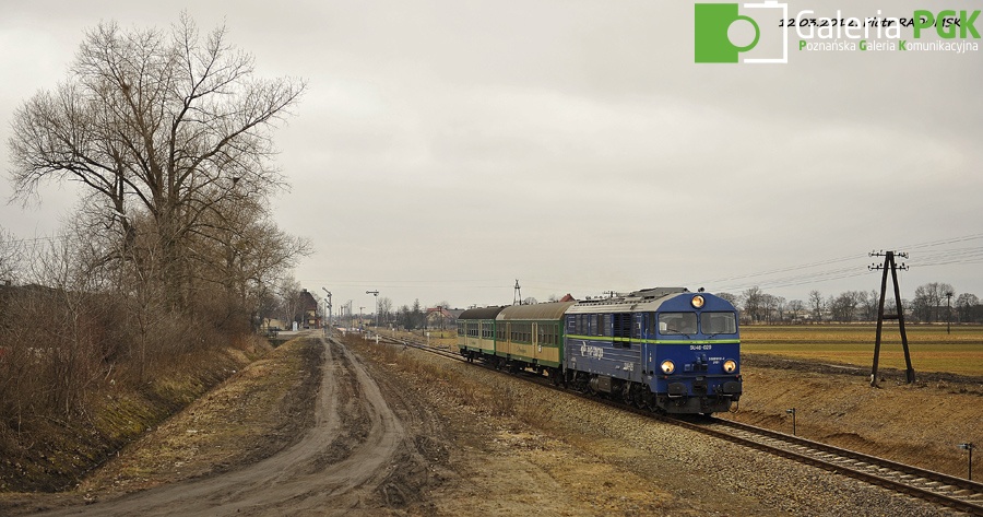 SU46-029 na szlaku wolsztyńskim