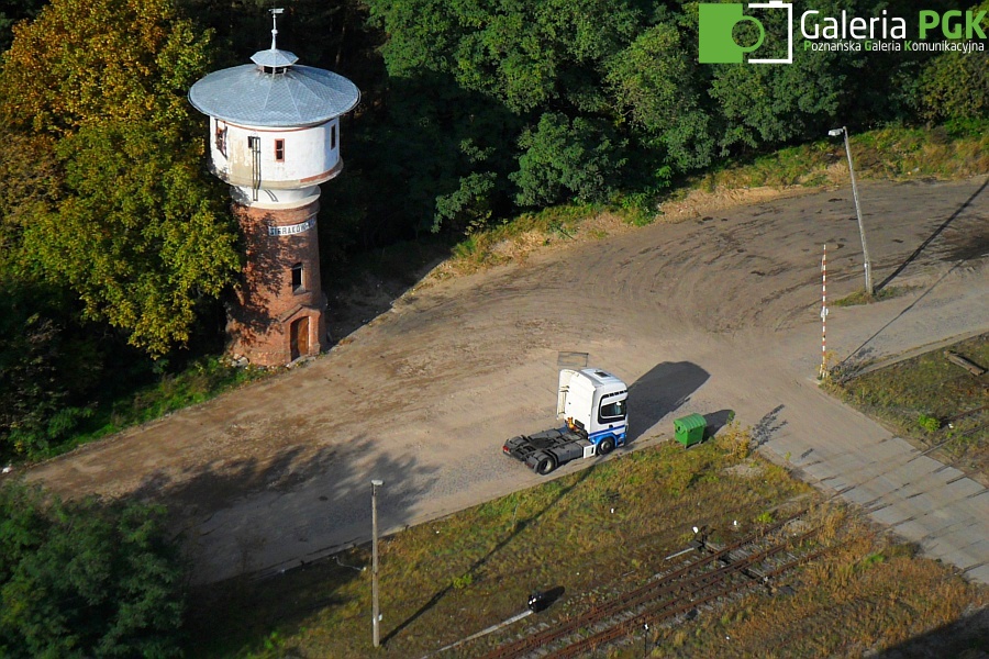 Wieża ciśnień na stacji Sieraków Wielkopolski