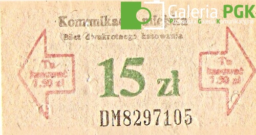 Bilet MPK Poznań za 15,00 zł