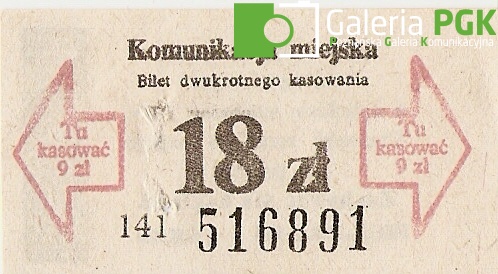 Bilet MPK Poznań za 18,00 zł