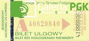 TPBUS Tarnowo Podgórne. Bilet ulgowy.
