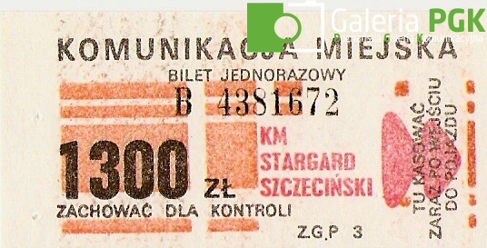 Bilet za 1300 zł z poza MPK Poznań