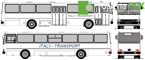 Ikarus 260, Italy Transport
